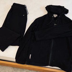UGG Fleece Pajama Set for Men Black Small